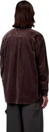 Carhartt WIP + L/S Loyde Shirt Palisander Rinsed - 4