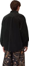 Carhartt WIP + L/S Loyde Shirt Black Rinsed - 4