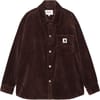 W' L/S Bekka Shirt Corduroy Palisander Rinsed + Carhartt WIP
