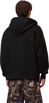 Carhartt WIP + Hooded Mack Jacket Sweat Black Wax - 4