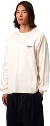 Carhartt WIP + L/S Signature Rib T-Shirt Wax Black - 3