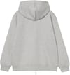 Carhartt WIP + W' Hooded Small Heart Patch Jacket Grey Heather Black