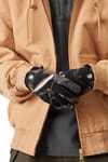 Carhartt WIP + Blevin Gloves Camo Feather Tree Black