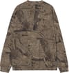 Carhartt WIP + L/S Feather Tree T-Shirt Camo Feather Tree Khaki Shungite Garment Dyed