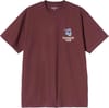 Carhartt WIP + S/S Grape Picker T-Shirt Amarone