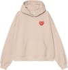 Carhartt WIP + W' Hooded Hartt Case Sweat Fleur De Sel