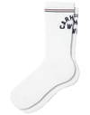 Arch Script Socks White Dark Navy + Carhartt WIP