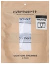 Carhartt WIP + Cotton Trunks White + White