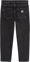 Carhartt WIP + Newel Pant Denim Black Stone Washed