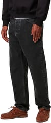 Carhartt WIP + Newel Pant Denim Black Stone Washed - 5