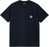 S/S Pocket T-Shirt Dark Navy + Carhartt WIP