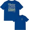 U ORTShirt RunMountains Azure + Ciele