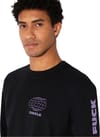 Circle + Clean As Fuck LS T-Shirt Slate Black - 4