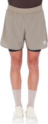 Supershort 2 In 1 Men Short Fossil + Circle