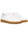 Clae + Malone White Leather Light Gum