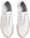 Clae + Malone White Leather Light Gum - 4