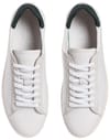 Clae + Bradley White Leather Dark Forest - 4