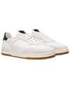 Clae + Haywood White Leather Black