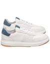 Clae + Moses White Leather Blue Mirage - 3