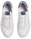 Clae + Moses White Leather Blue Mirage - 4