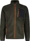 Man Jacket Melange Hightloft Olive Mel + CMP