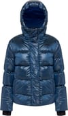 Ladies Down Jacket Ski Puffy Midnight + Colmar