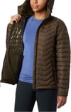 Columbia + Powder Lite Hooded Jacket Olive Green - 4