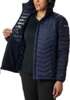 Columbia + Powder Lite Hooded Jacket W Nocturnal Dark - 3