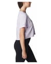 Columbia + North Cascades™ Cropped Tee Purple Tint/Framed Halftone Logo Grx - 6