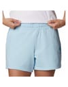 Columbia Logo™ III French Terry Short Spring Blue/Atoll Logo + Columbia