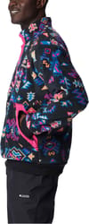 Columbia + Wintertrainer™ Fleece Pullover Black Woven Nature Print - 3