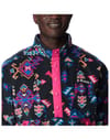 Columbia + Wintertrainer™ Fleece Pullover Black Woven Nature Print - 4