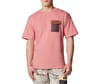 Painted Peak Knit SS Top Pink Agave Auburn + Columbia