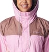 Columbia + W Flash Challenger Windbreaker Cosmos Fig Salmon Rose - 4