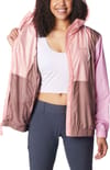 Columbia + W Lily Basin Jacket Salmon Rose Cosmos Fig - 3