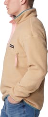 Columbia + M Helvetia Half Snap Fleece Canoe Salmon Rose Cloudburst - 3