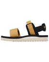 Columbia + Via Sandal Black Dark Stone