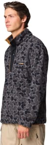 Columbia + Helvetia™ II Printed Half Snap Fleece Black Retroscape - 3