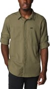 Columbia + Silver Ridge Utility Lite LS Shirt Stone Green - 4