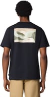 Columbia + Explorers Canyon Back SS Tee Black, Trailscape - 3