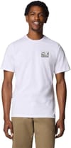 Columbia + Explorers Canyon Back SS Tee White, Trailscape