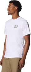 Columbia + Explorers Canyon Back SS Tee White, Trailscape - 4