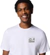 Columbia + Explorers Canyon Back SS Tee White, Trailscape - 5