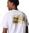 Columbia + Explorers Canyon Back SS Tee White, Trailscape - 6