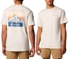 Kwick Hike Back Graphic SS Tee Dark Stone Heather, Linear View Multi + Columbia