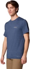 Columbia + Kwick Hike Back Graphic SS Tee Collegiate Navy Heather, Planet Watch - 4