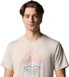 Columbia + Kwick Hike Graphic SS Tee Dark Stone Heather, Peaked Lifestyle - 4