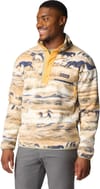 Columbia + Helvetia II Printed Half Snap Fleece Lemon Wash Roaming - 3