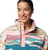 Columbia + Helvetia II Printed Cropped Half Snap River Blue Rogue Valley - 4