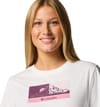 Columbia + Delta Drift Graphic SS Shirt Sea Salt, Linear Peakscape - 4